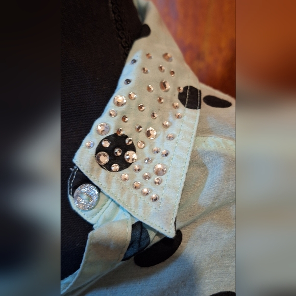 JUSTICE button-down shirt Size 14 - Picture 6 of 10